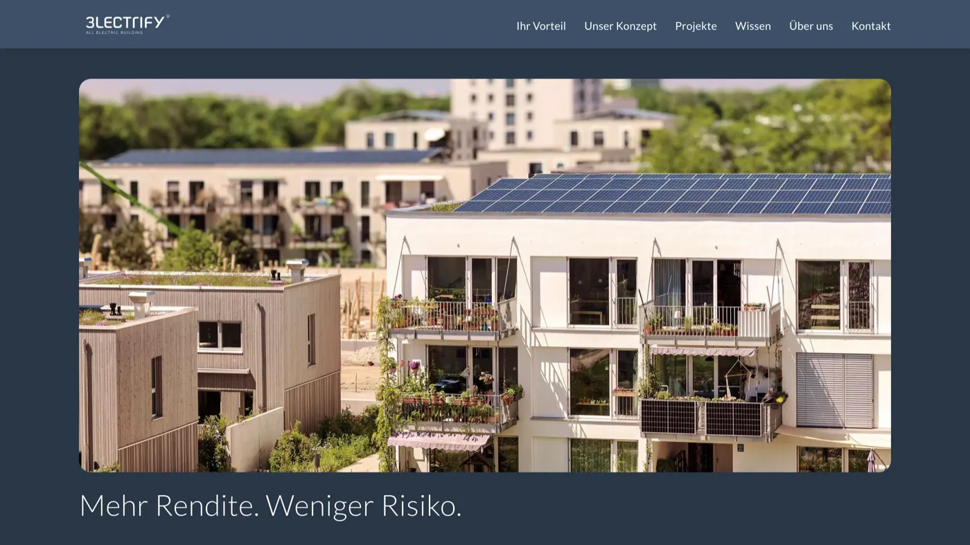 Startseite von 3lectrify.com